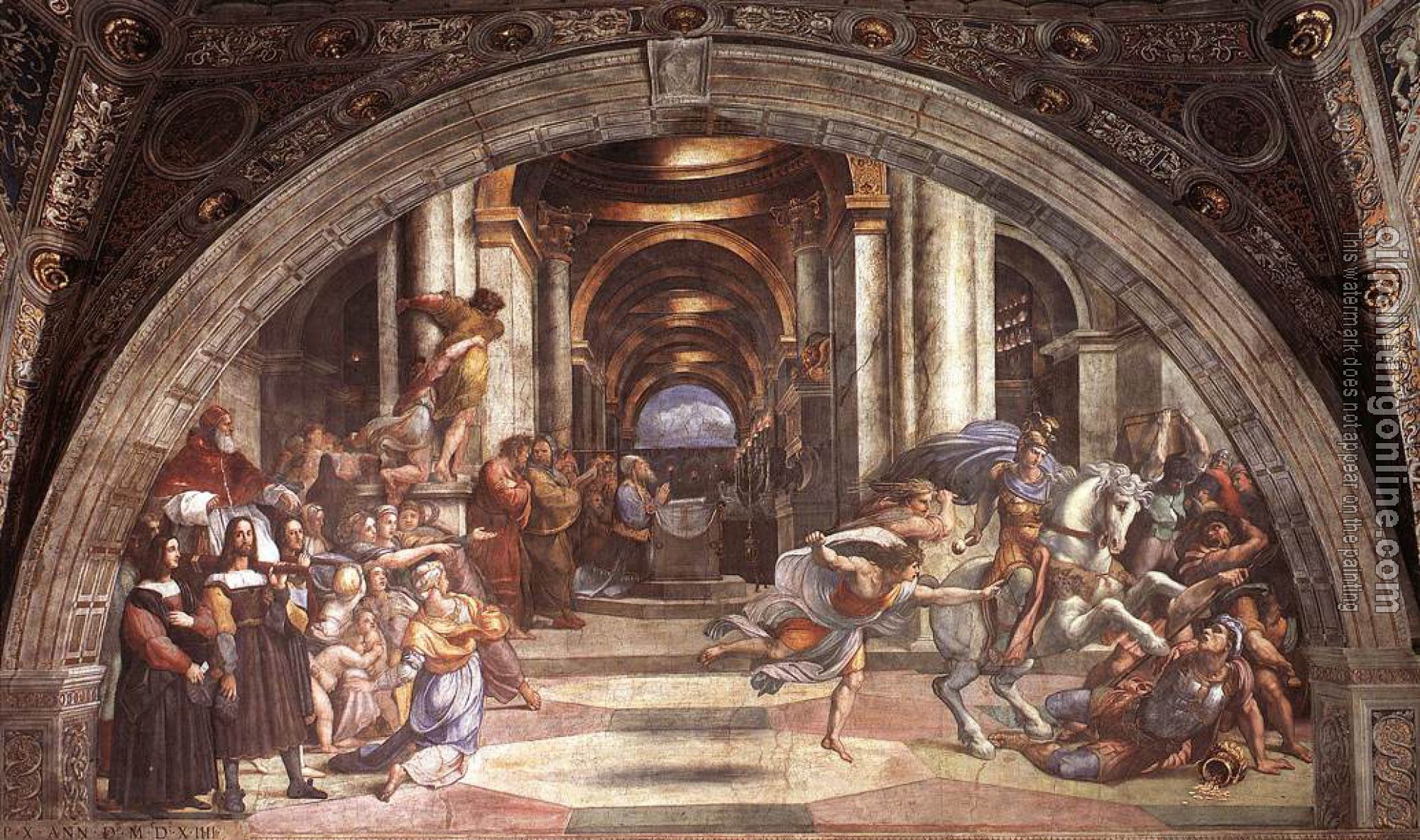 Raphael - The Expulsion of Heliodorus from the Temple